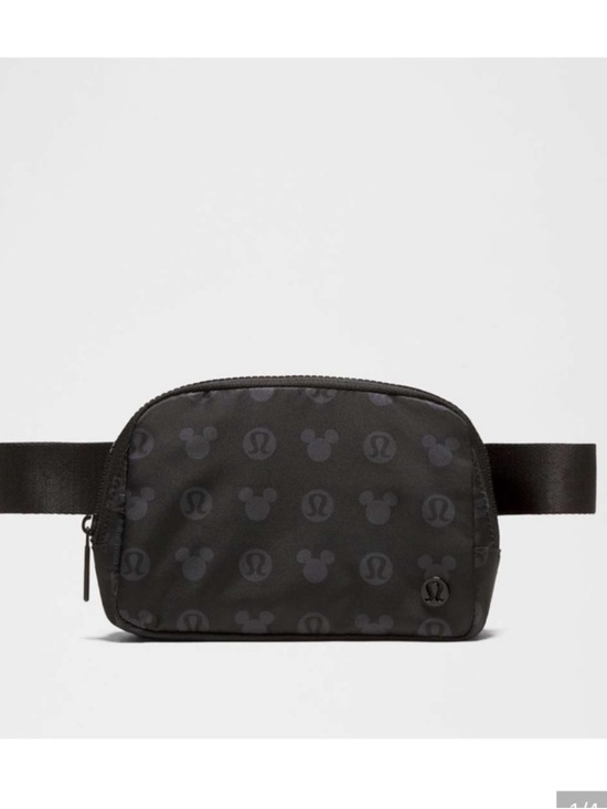lululemon athletica Other - Lululemon Black Disney Mickey Print Tech Pouch crossbody Fanny belt bag nwt